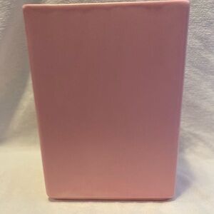VTG Royal Haeger USA Pottery Mid Century Modern Pink Rectangle Vase